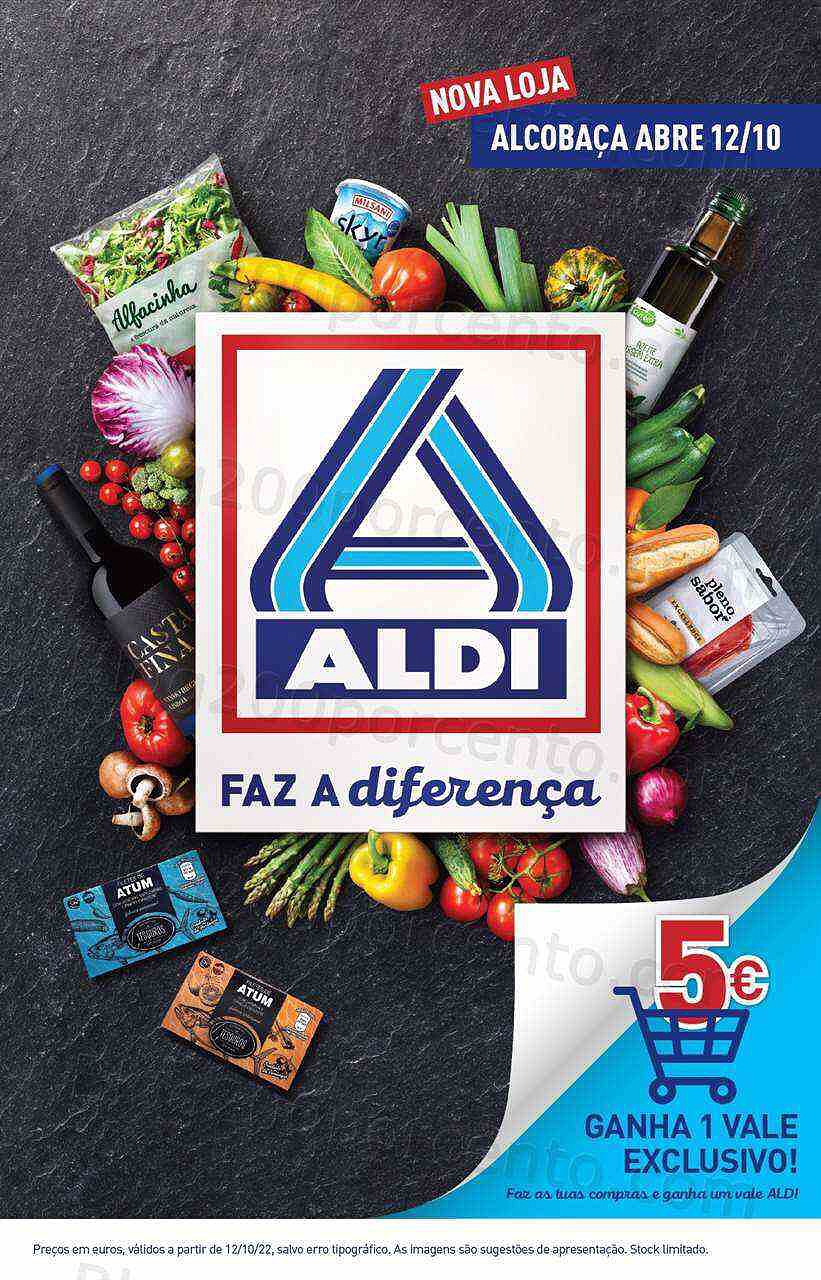 Antevisão Folheto ALDI Aberturas Promoções de 12 outubro a 8 dezembro