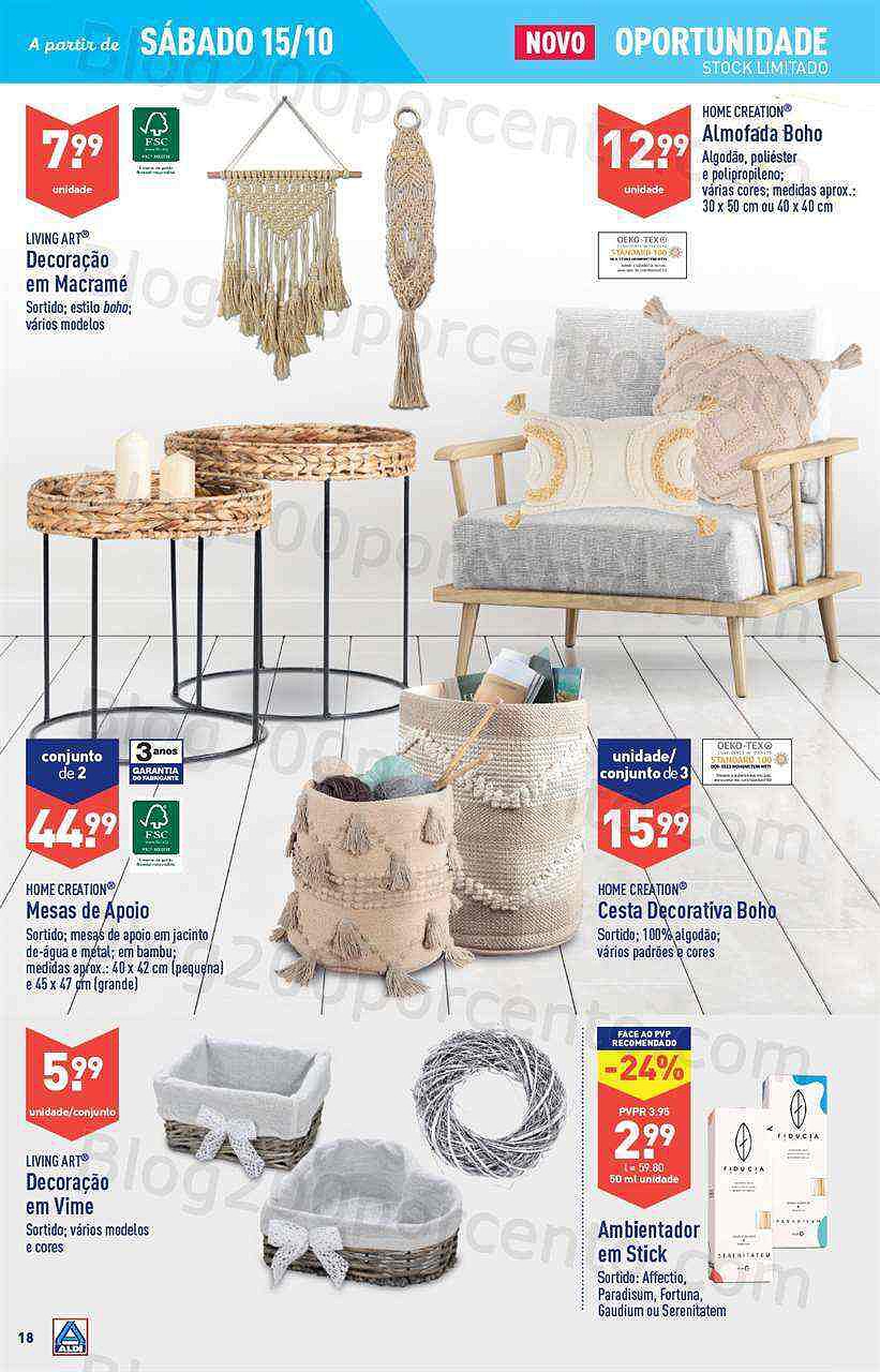 Antevisão Folheto ALDI Promoções de 12 a 18 outubro