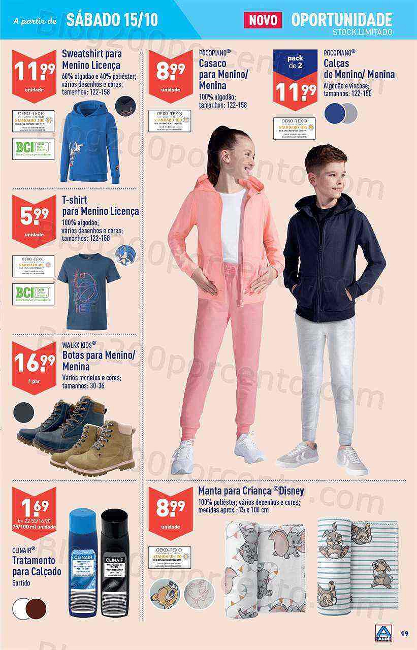 Antevisão Folheto ALDI Promoções de 12 a 18 outubro