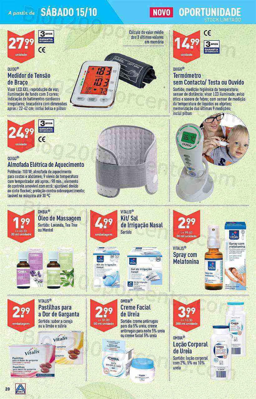 Antevisão Folheto ALDI Promoções de 12 a 18 outubro