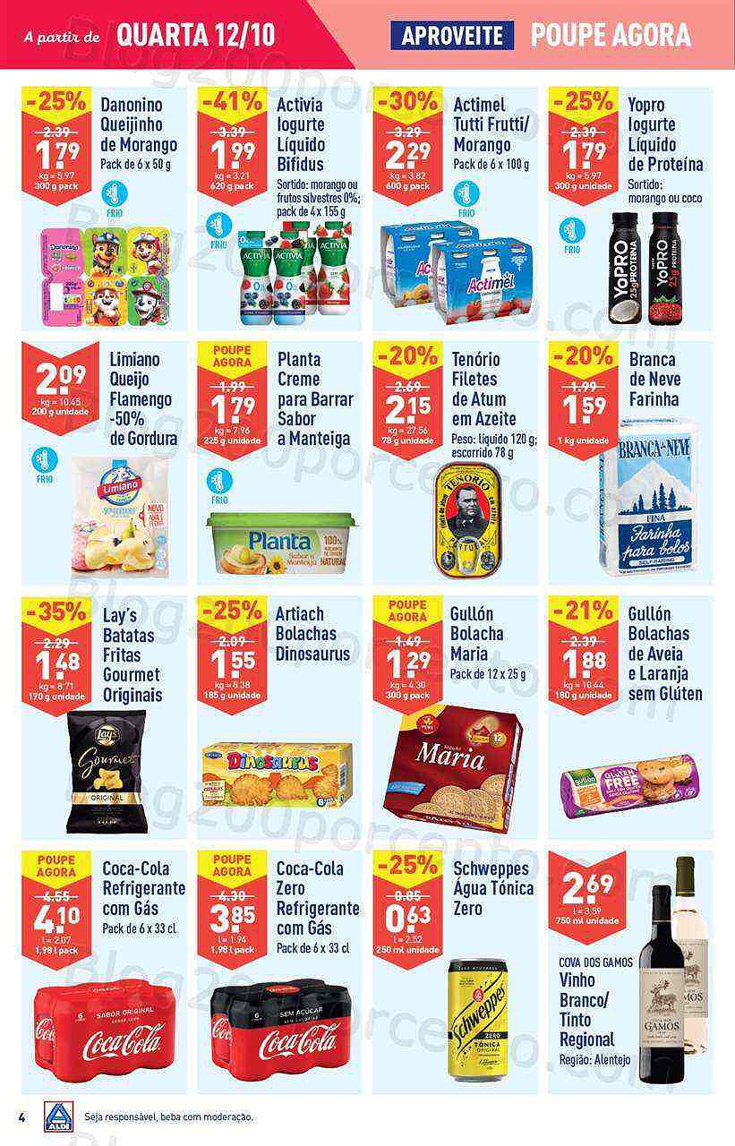Antevisão Folheto ALDI Promoções de 12 a 18 outubro