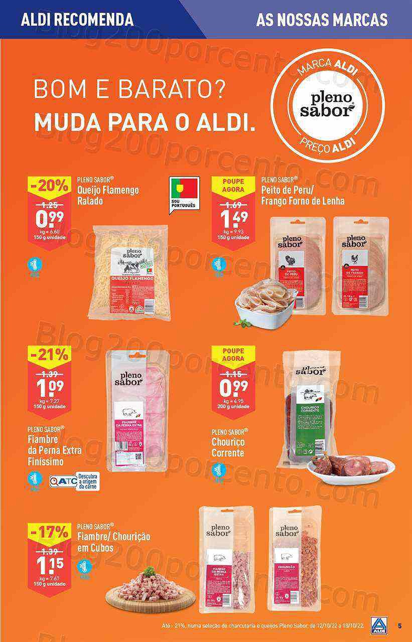 Antevisão Folheto ALDI Promoções de 12 a 18 outubro