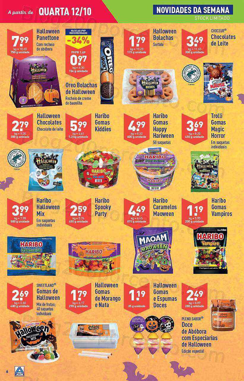 Antevisão Folheto ALDI Promoções de 12 a 18 outubro
