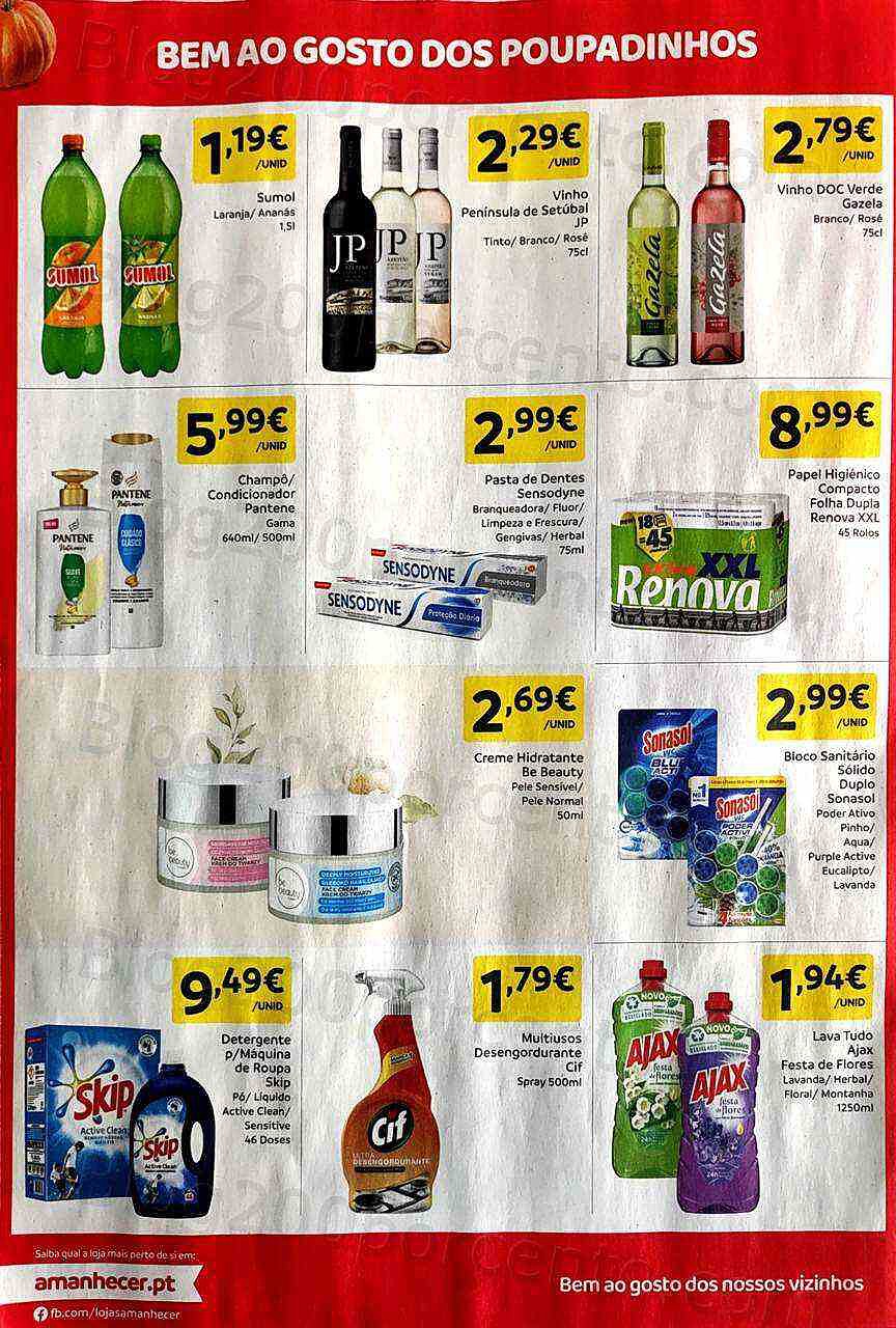 Antevisão Folheto AMANHECER Promoções de 6 a 12 outubro