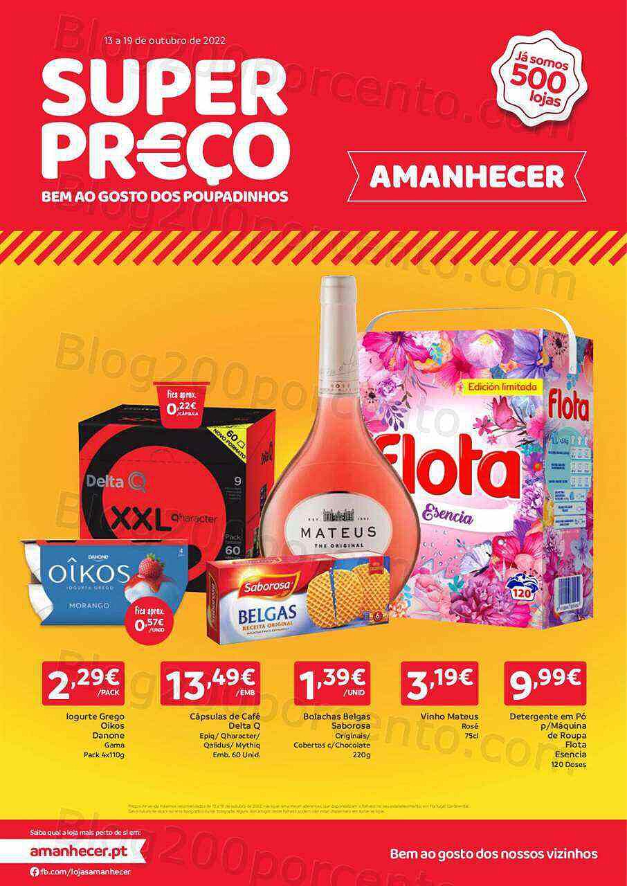 Antevisão Folheto AMANHECER Promoções de 13 a 19 outubro