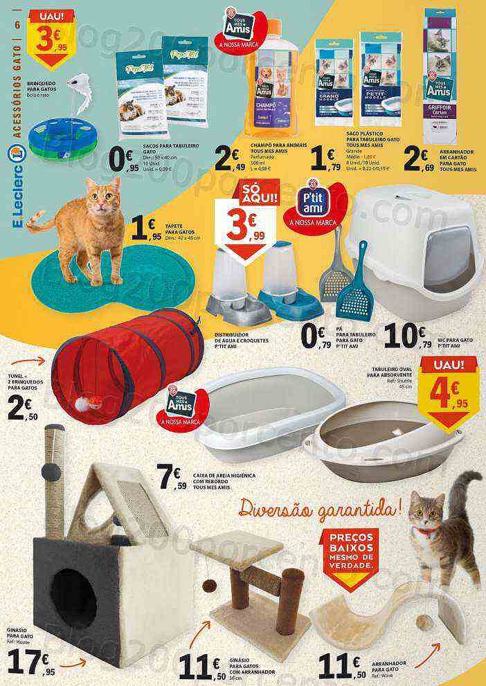 Antevisão Folheto E-LECLERC Festa doas Animais + Bazar Lar - 3 a 16 outubro