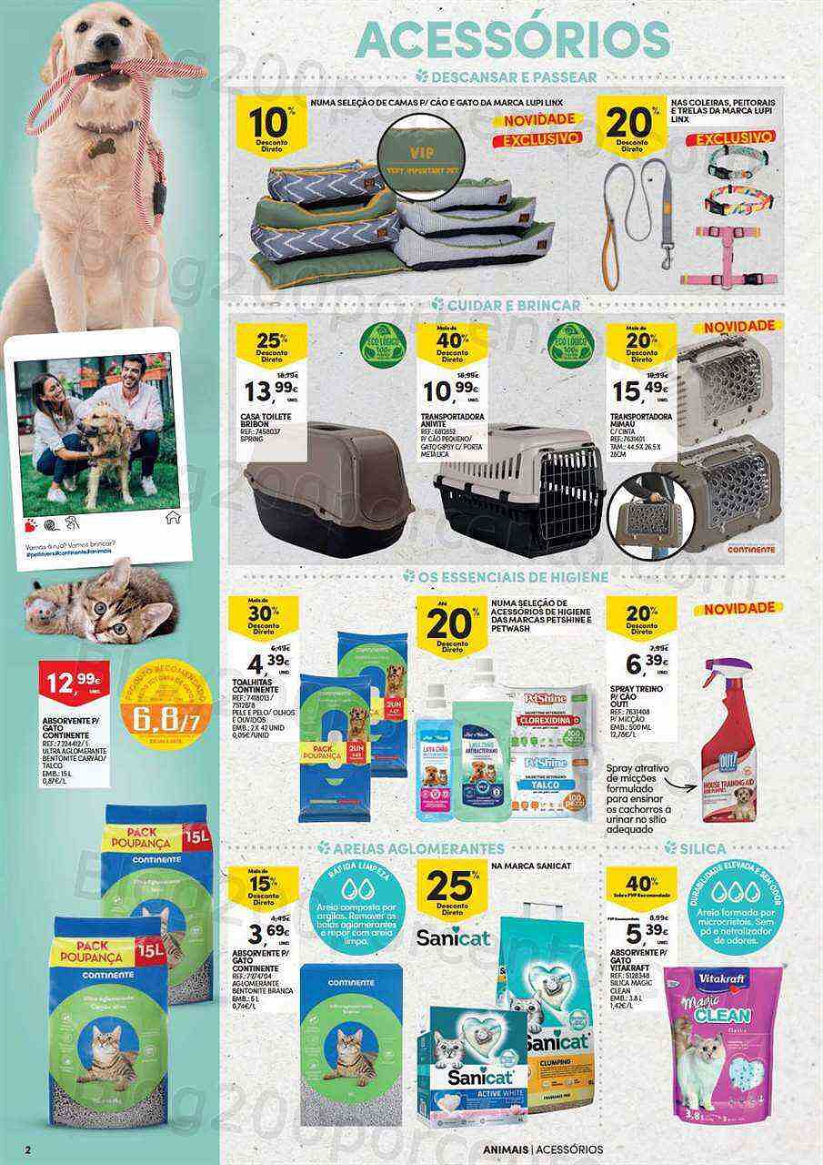 Antevisão Folheto CONTINENTE Especial Animais Promoções de 4 a 23 outubro