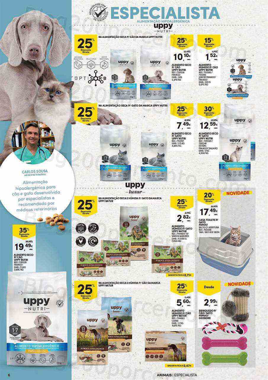 Antevisão Folheto CONTINENTE Especial Animais Promoções de 4 a 23 outubro