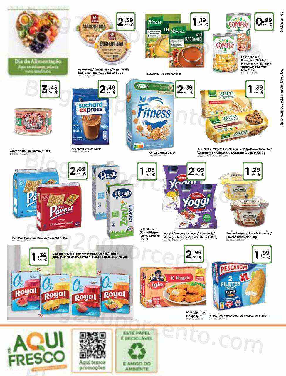 Antevisão Folheto AQUI É FRESCO Promoções de 12 a 23 outubro