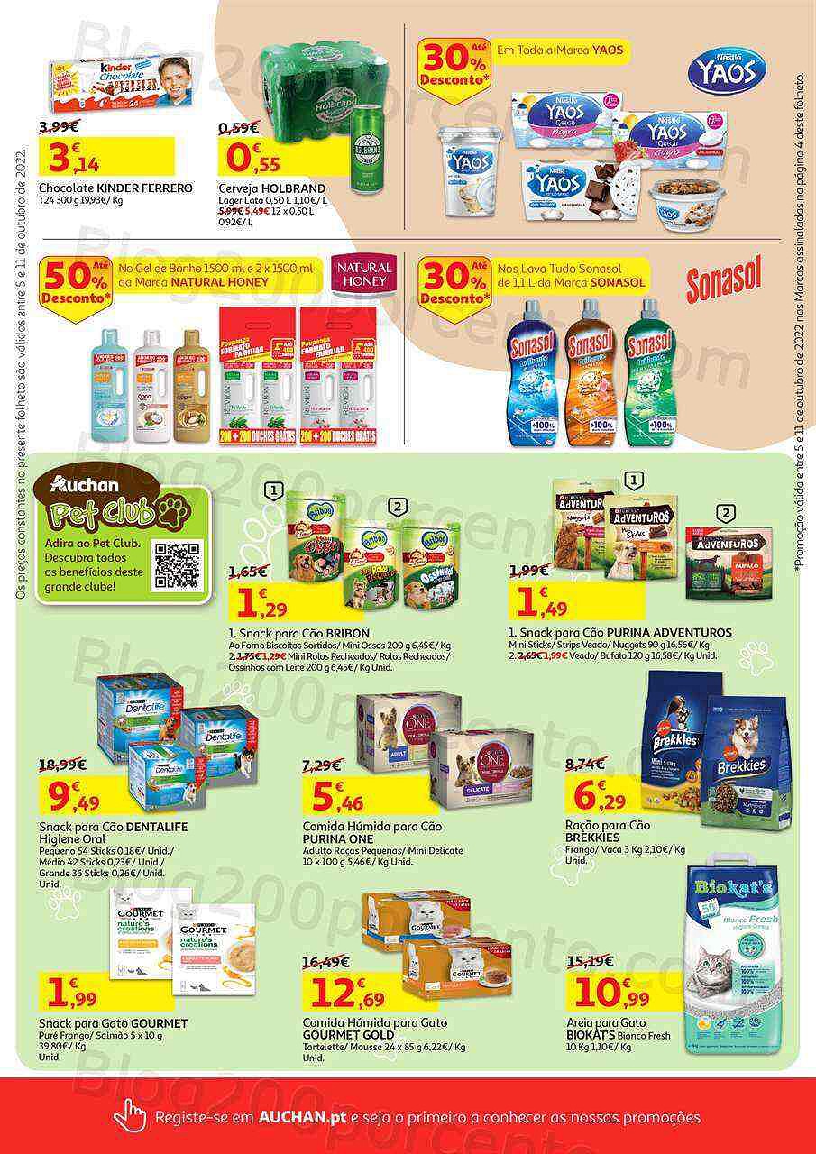 Antevisão Folheto AUCHAN Promoções de 5 a 11 outubro