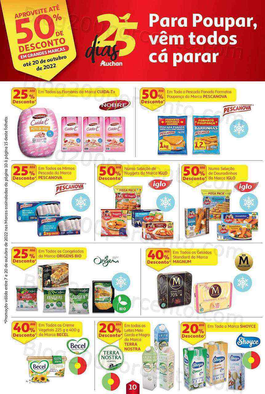 Antevisão Folheto AUCHAN Promoções de 7 a 20 outubro