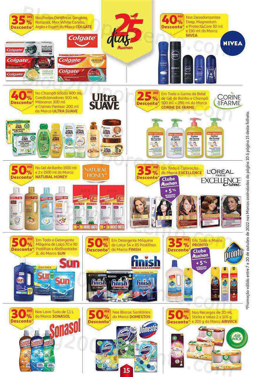 Antevisão Folheto AUCHAN Promoções de 7 a 20 outubro