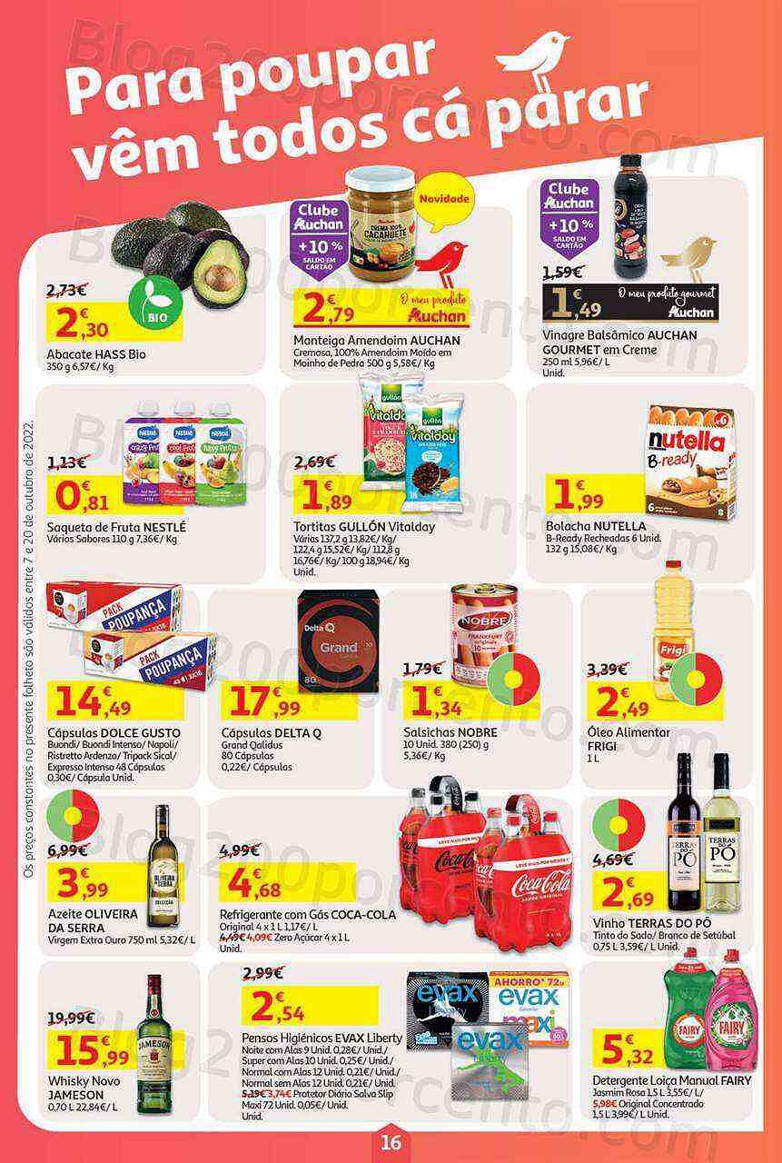 Antevisão Folheto AUCHAN Promoções de 7 a 20 outubro