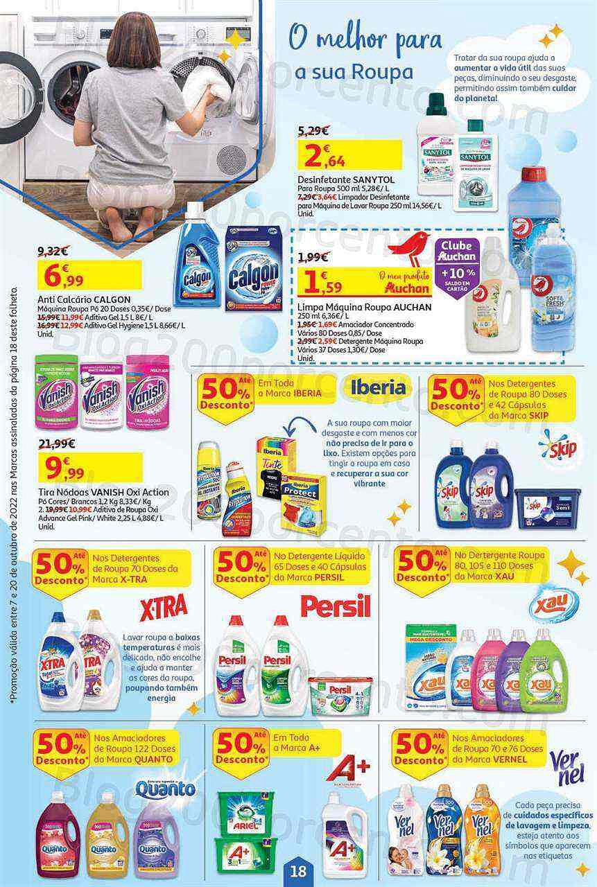Antevisão Folheto AUCHAN Promoções de 7 a 20 outubro