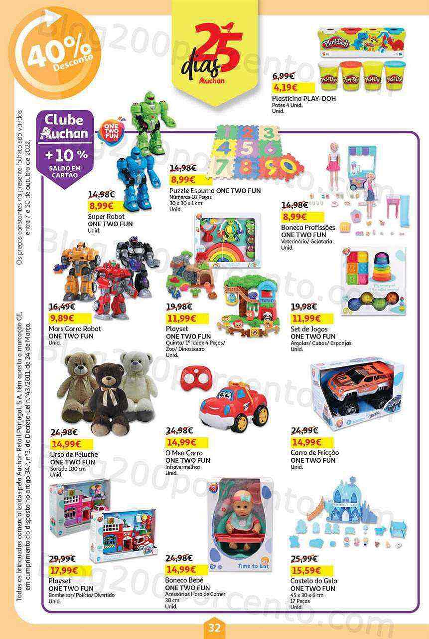 Antevisão Folheto AUCHAN Promoções de 7 a 20 outubro