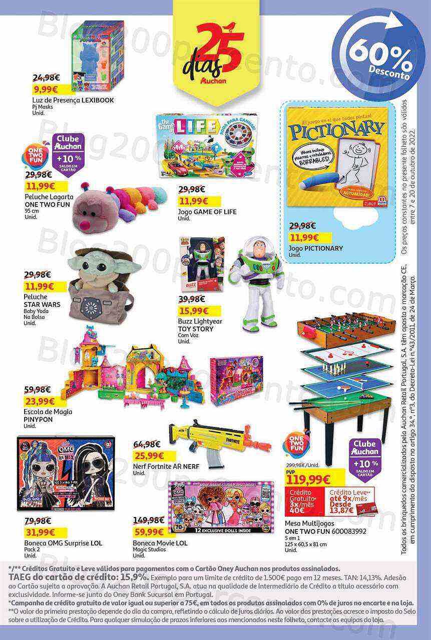 Antevisão Folheto AUCHAN Promoções de 7 a 20 outubro