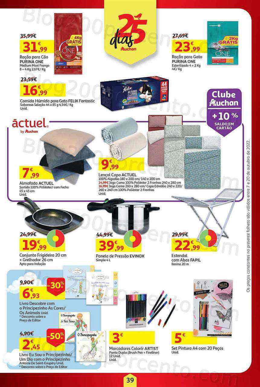 Antevisão Folheto AUCHAN Promoções de 7 a 20 outubro