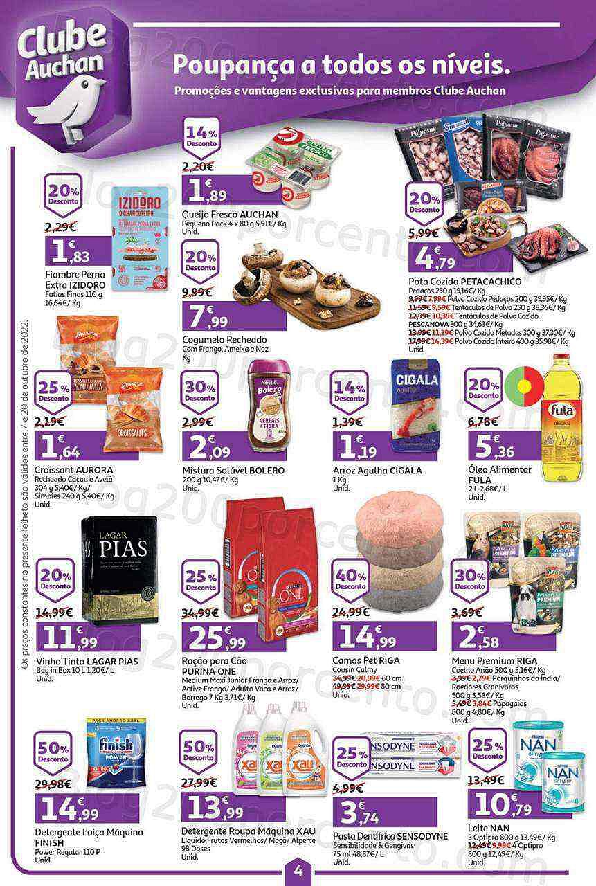 Antevisão Folheto AUCHAN Promoções de 7 a 20 outubro