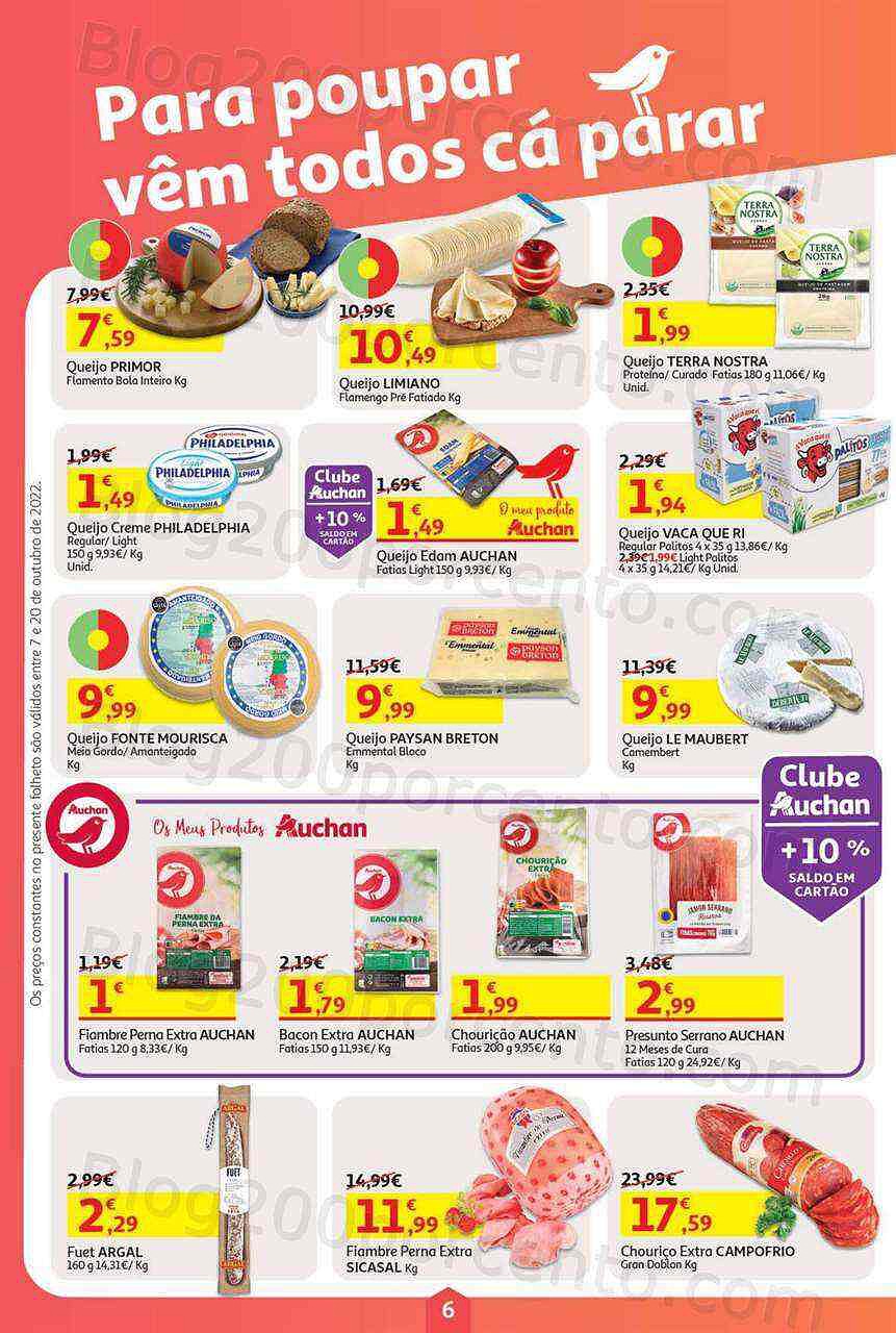 Antevisão Folheto AUCHAN Promoções de 7 a 20 outubro