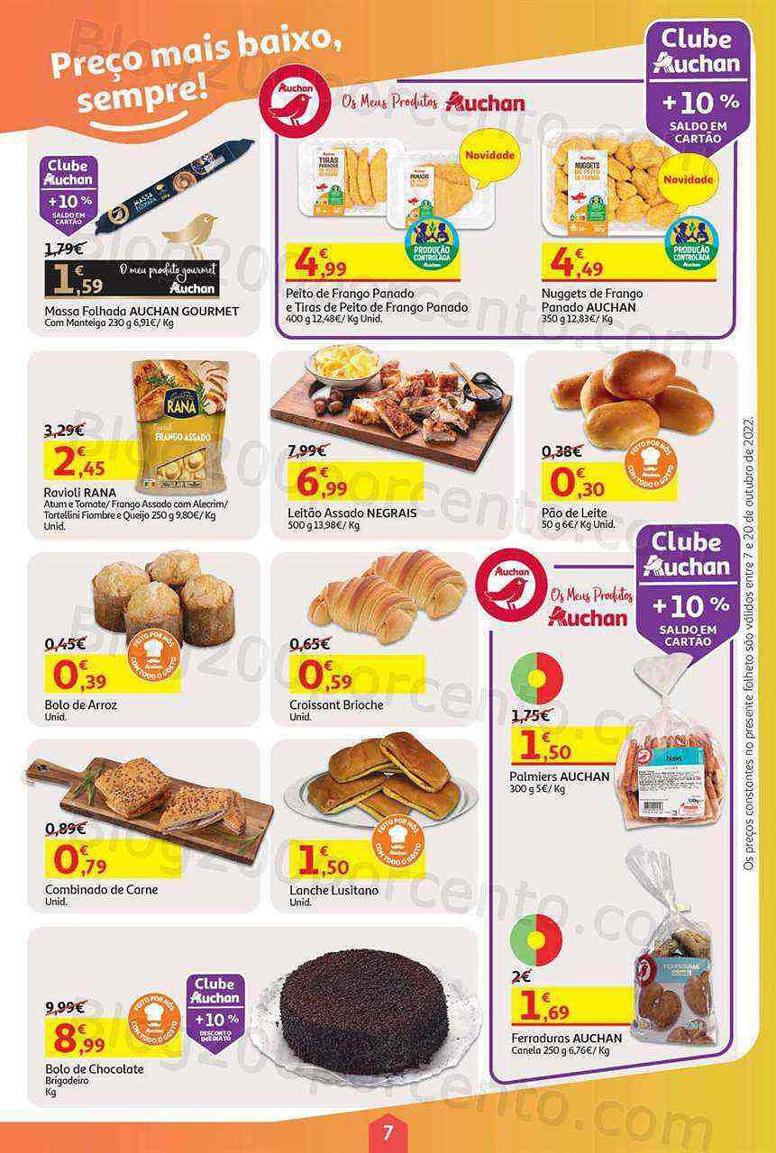Antevisão Folheto AUCHAN Promoções de 7 a 20 outubro