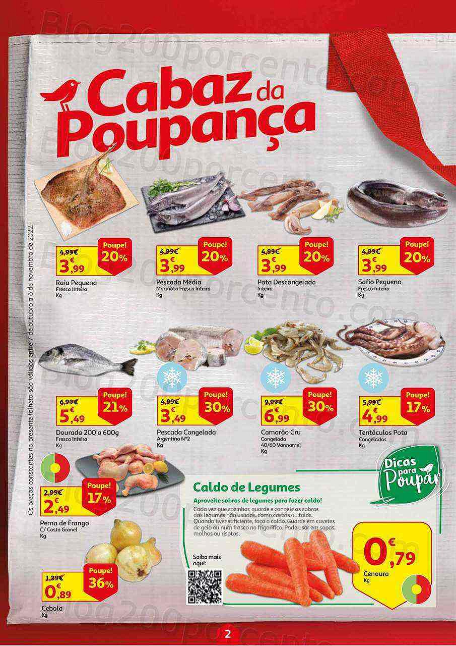 Antevisão Folheto AUCHAN Cabaz Poupança Promoções até 6 novembro