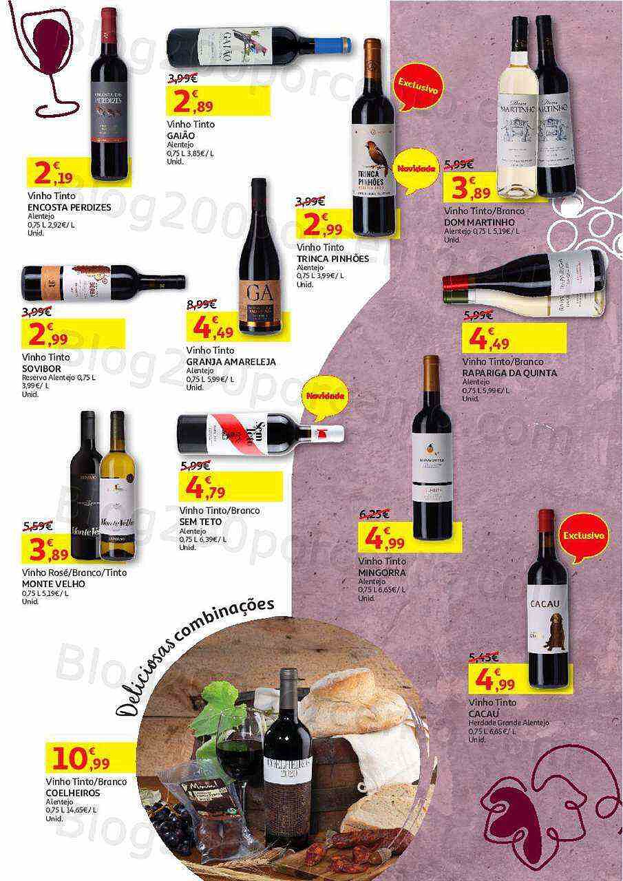 Antevisão Folheto AUCHAN Feira de Queijos, Enchidos e Vinhos Promoções até 6 outubro