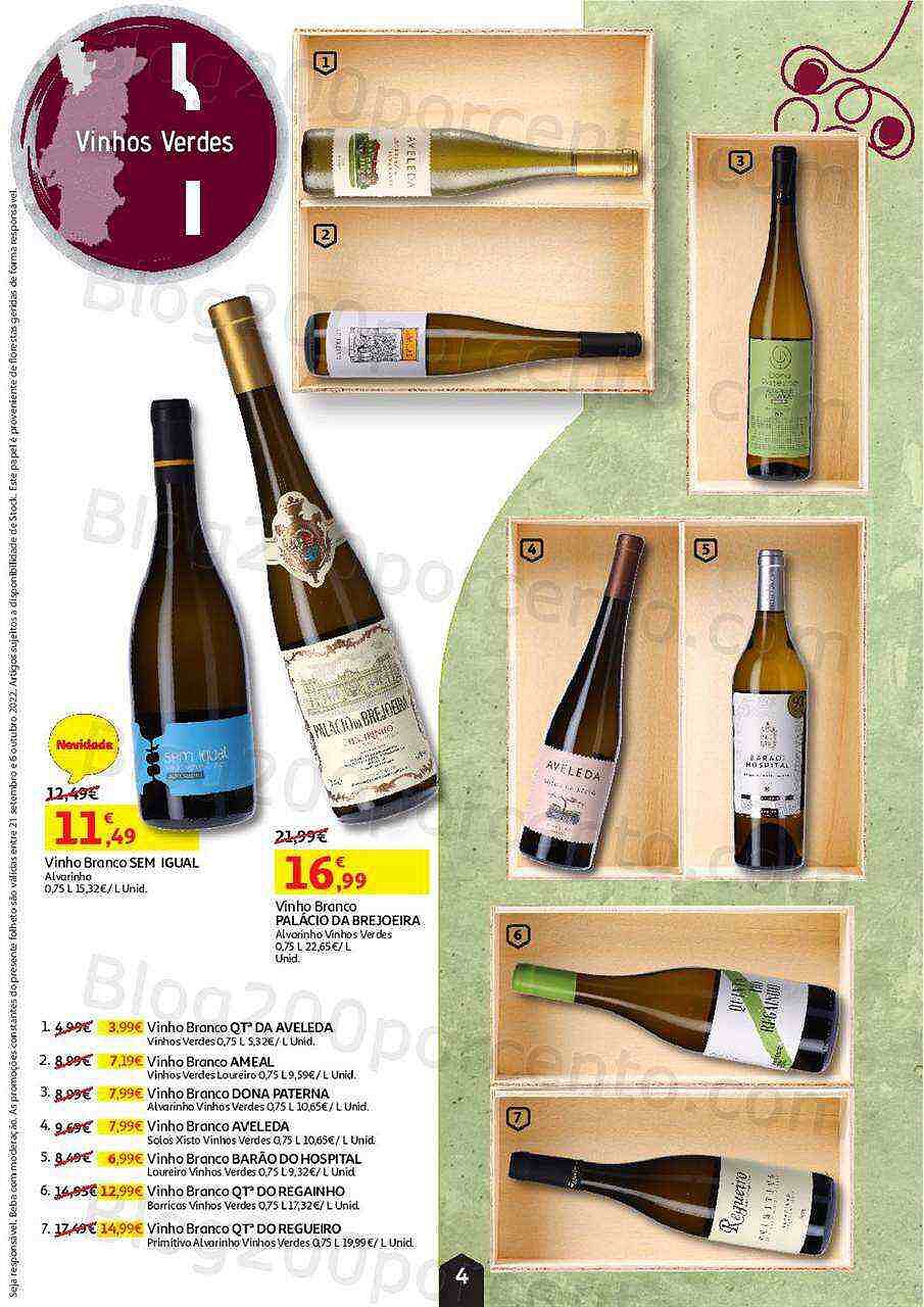 Antevisão Folheto AUCHAN Feira de Queijos, Enchidos e Vinhos Promoções até 6 outubro