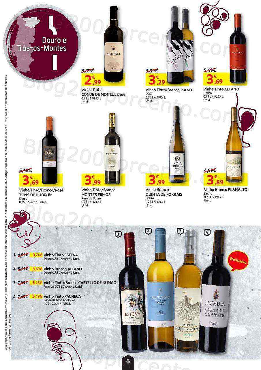 Antevisão Folheto AUCHAN Feira de Queijos, Enchidos e Vinhos Promoções até 6 outubro