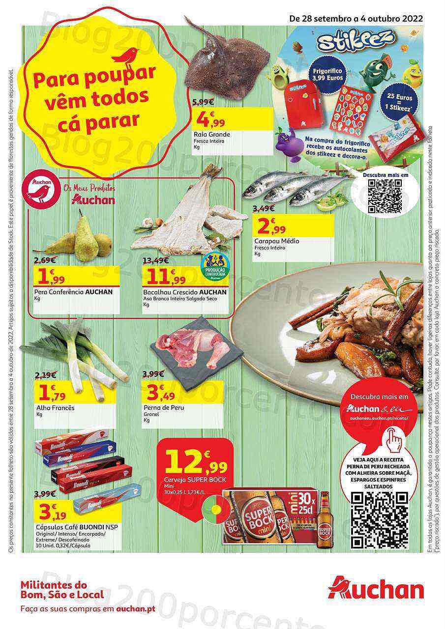 Antevisão Folheto AUCHAN Promoções de 28 setembro a 4 outubro