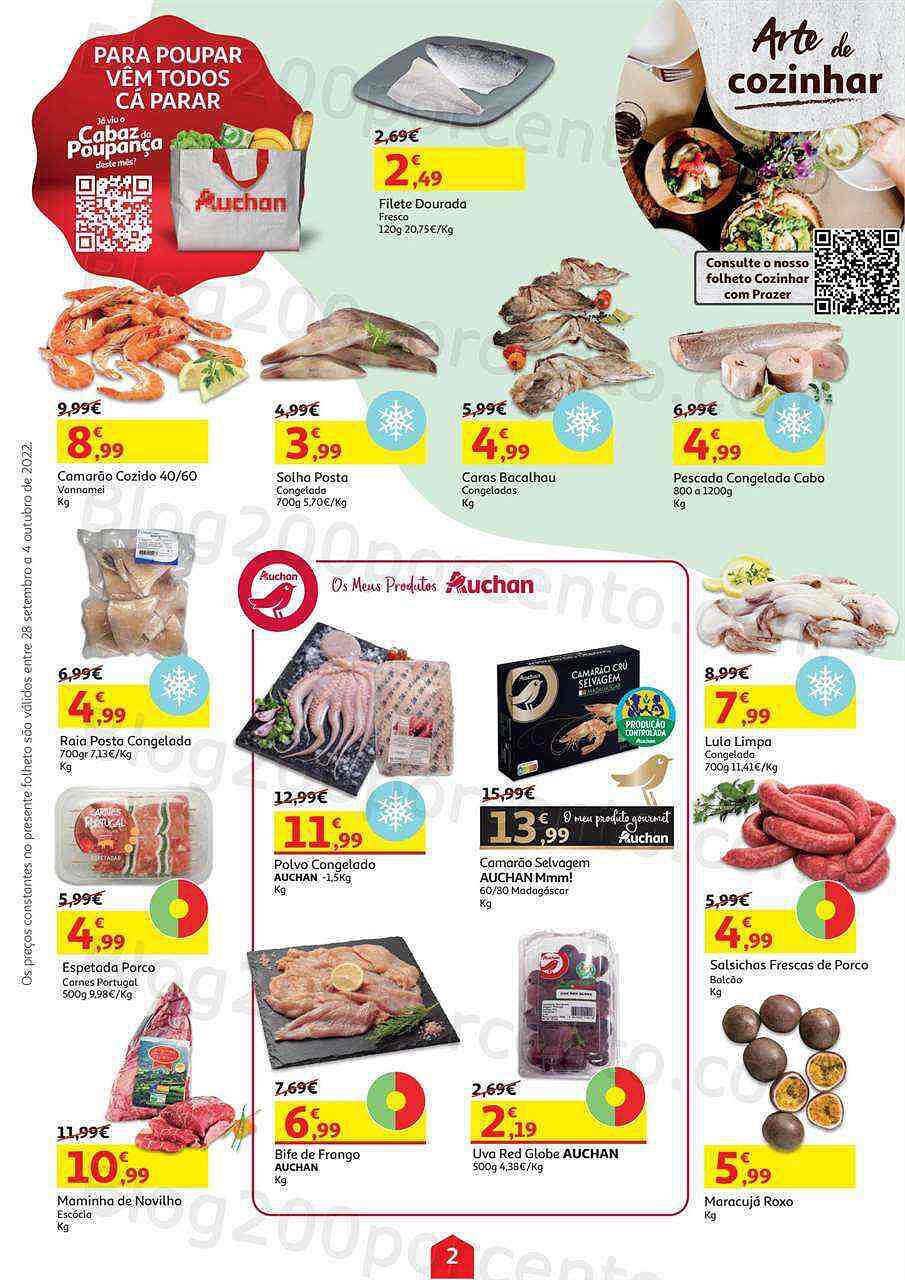 Antevisão Folheto AUCHAN Promoções de 28 setembro a 4 outubro