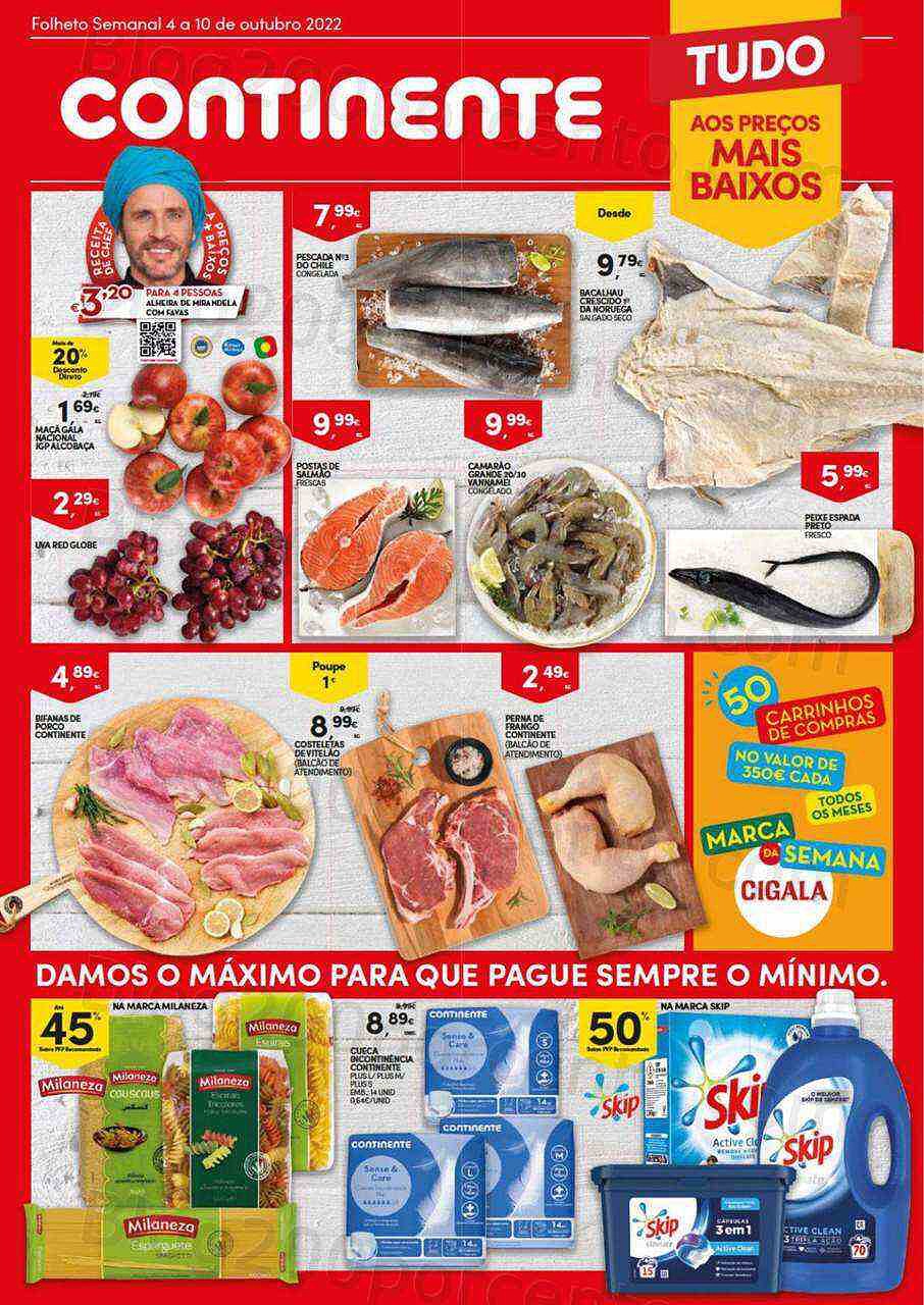 Antevisão Folheto CONTINENTE Bom Dia Promoções de 4 a 10 outubro