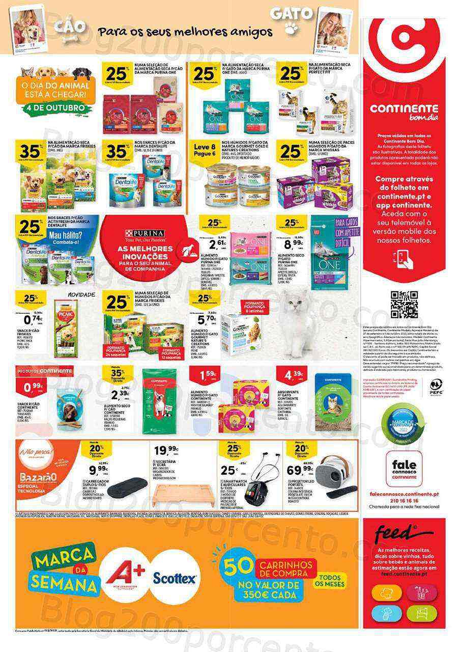 Antevisão Folheto CONTINENTE Bom Dia Promoções de 27 setembro a 3 outubro