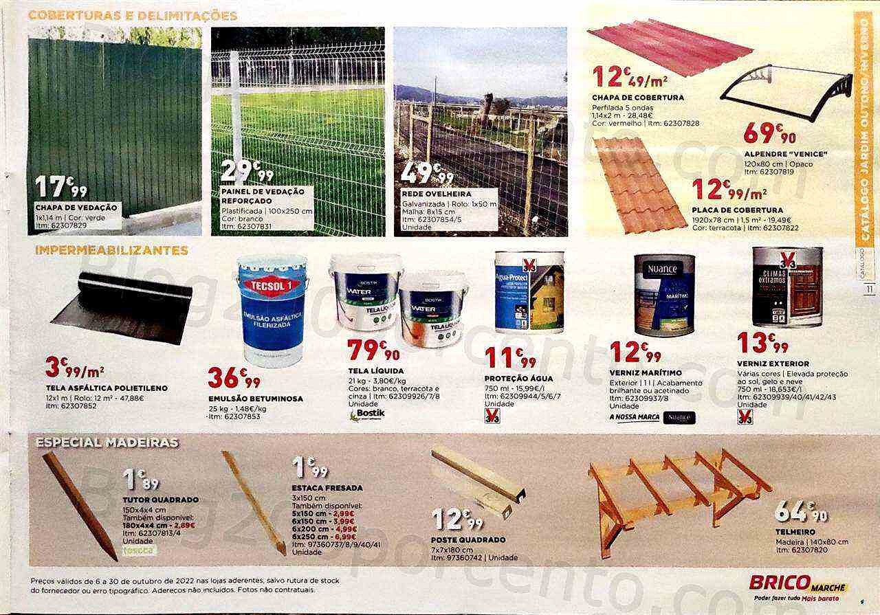 Antevisão Folheto BRICOMARCHÉ Promoções de 6 a 30 outubro