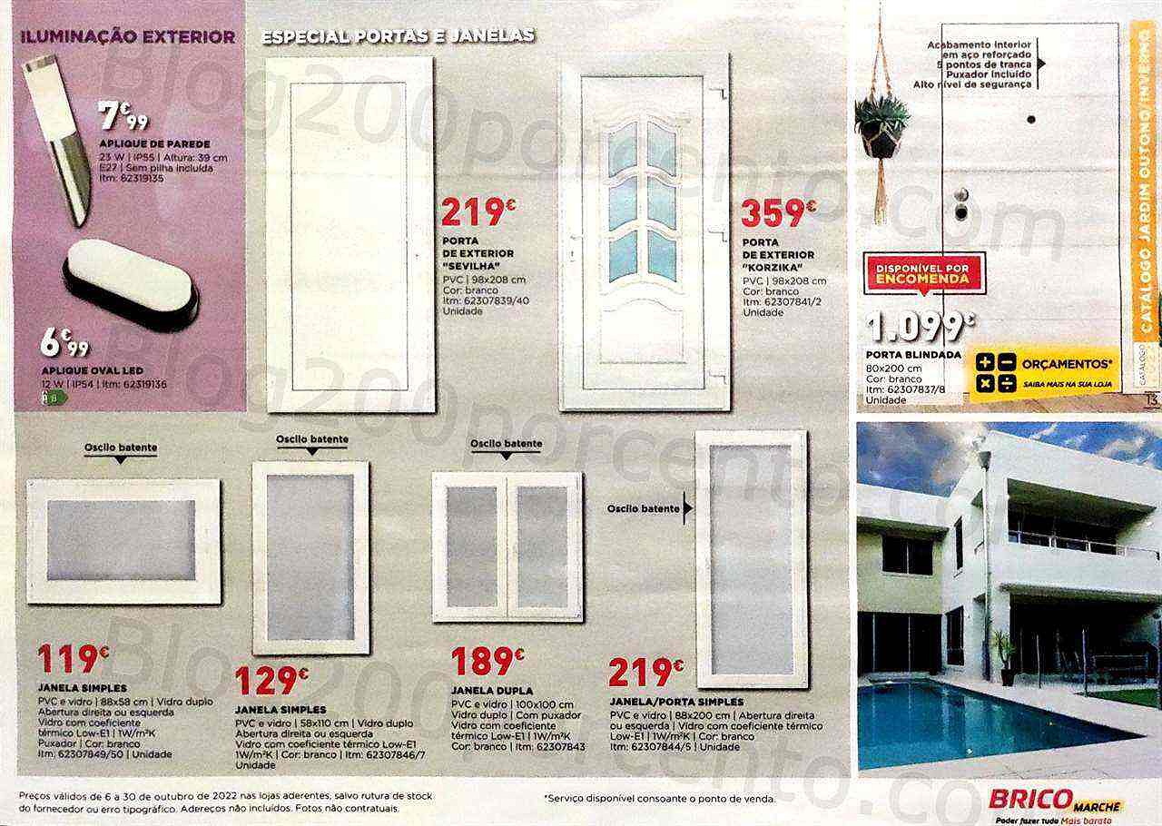 Antevisão Folheto BRICOMARCHÉ Promoções de 6 a 30 outubro
