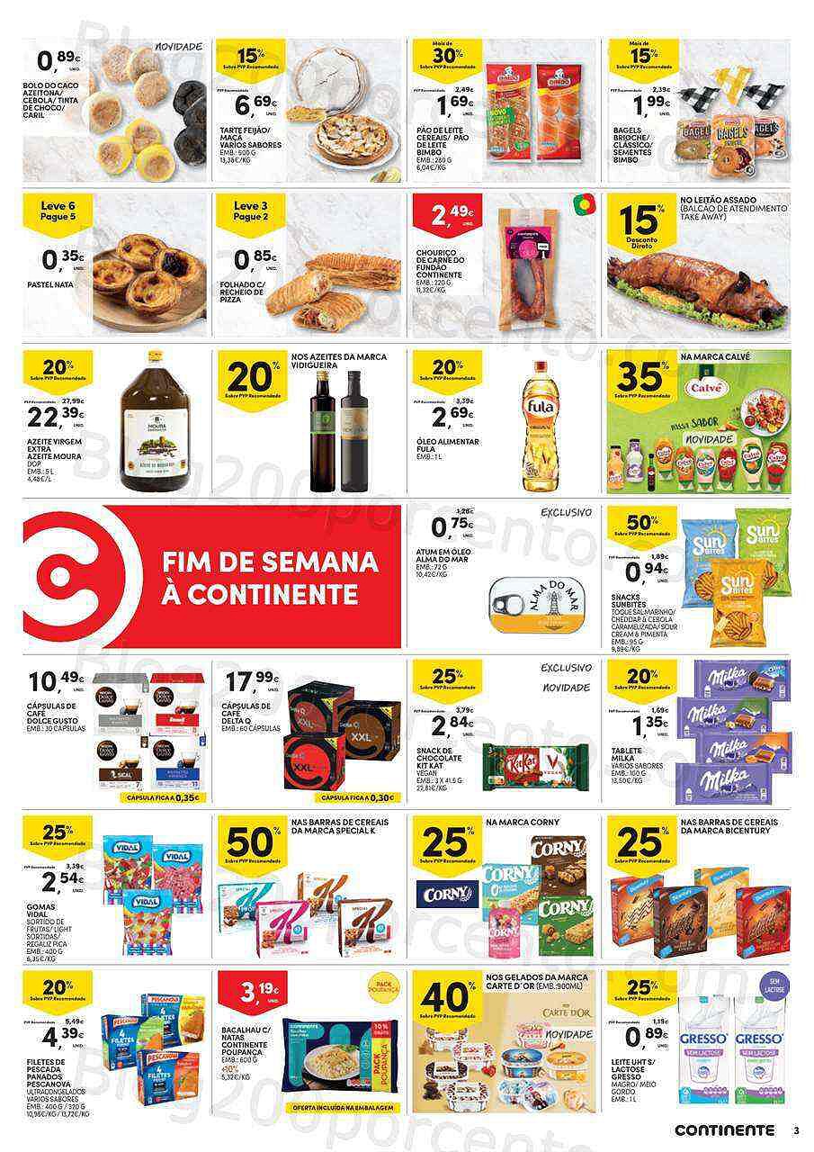 Antevisão Folheto CONTINENTE Promoções Fim de Semana - 23 a 26 setembro