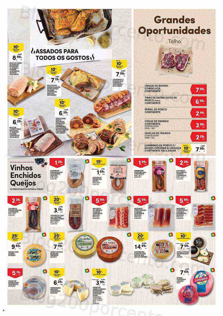 Antevisão Folheto CONTINENTE Modelo - Hiper Promoções de 4 a 10 outubro