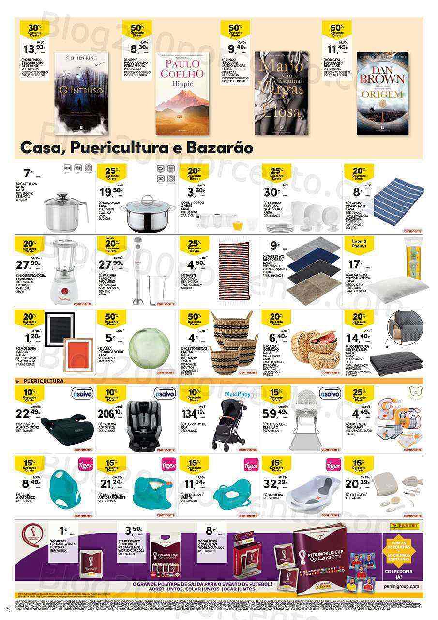 Antevisão Folheto CONTINENTE Bazar Promoções de 4 a 10 outubro