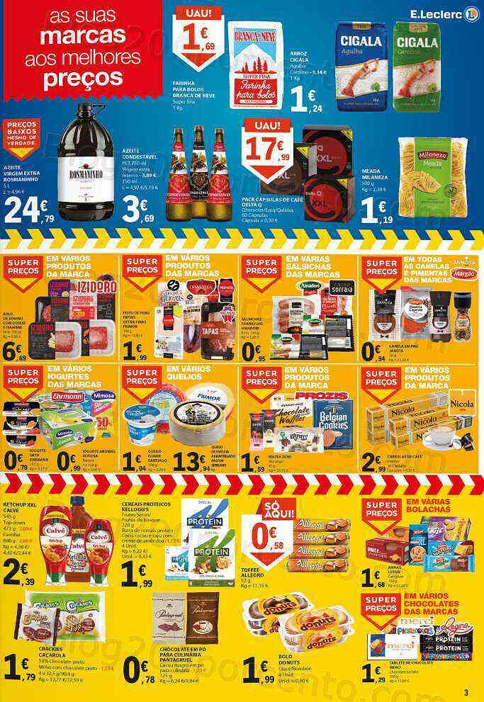Antevisão Folheto E-LECLERC Fim de Semana Promoções de 7 a 9 outubro