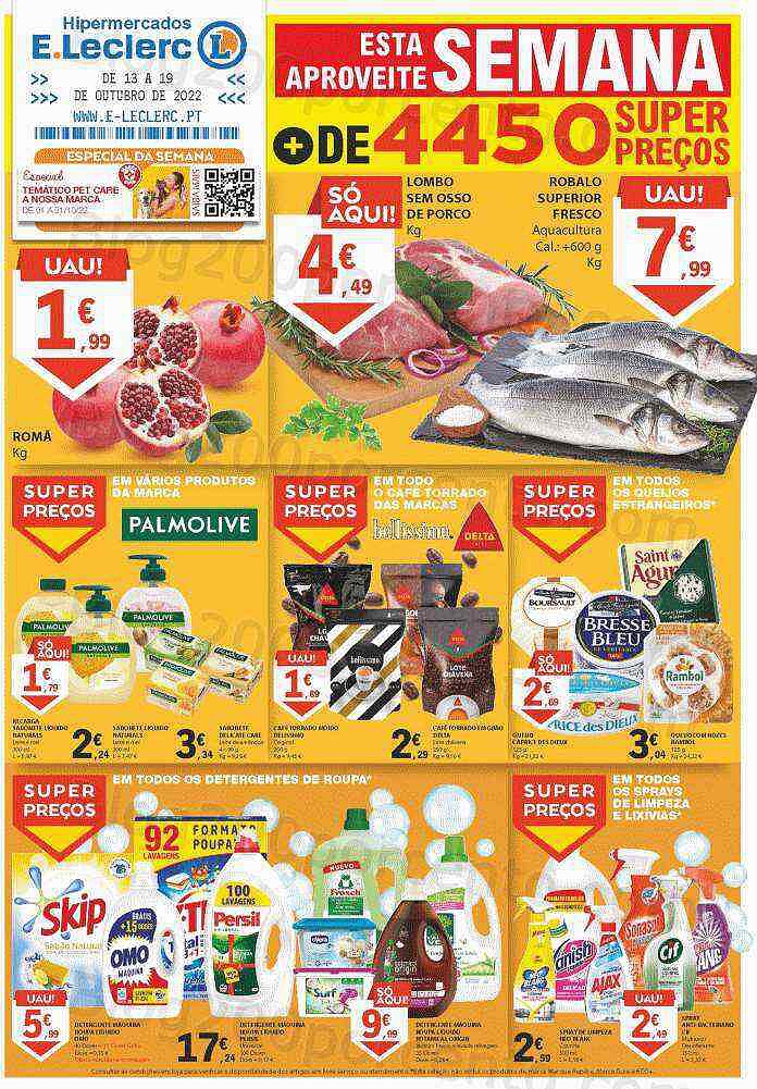Antevisão Folheto E-LECLERC Promoções de 13 a 19 outubro