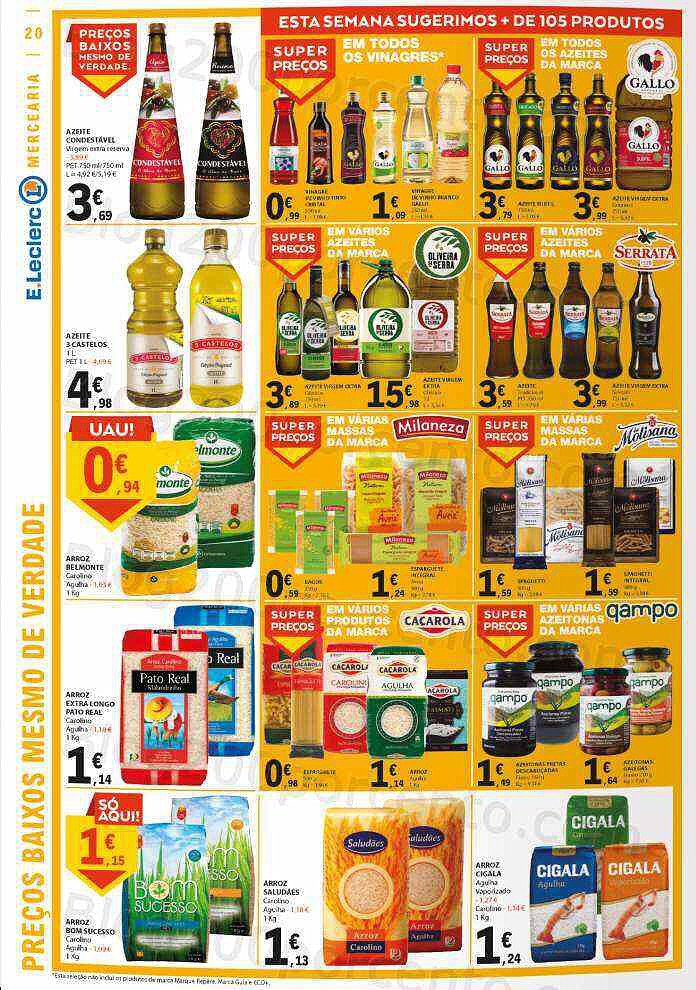Antevisão Folheto E-LECLERC Promoções de 13 a 19 outubro