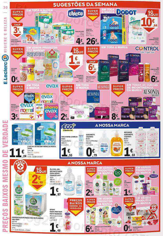 Antevisão Folheto E-LECLERC Promoções de 13 a 19 outubro