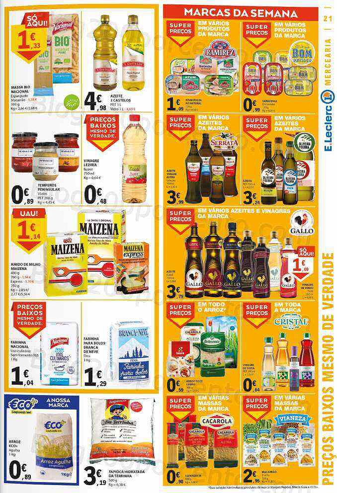 Antevisão Folheto E-LECLERC Promoções de 6 a 12 outubro