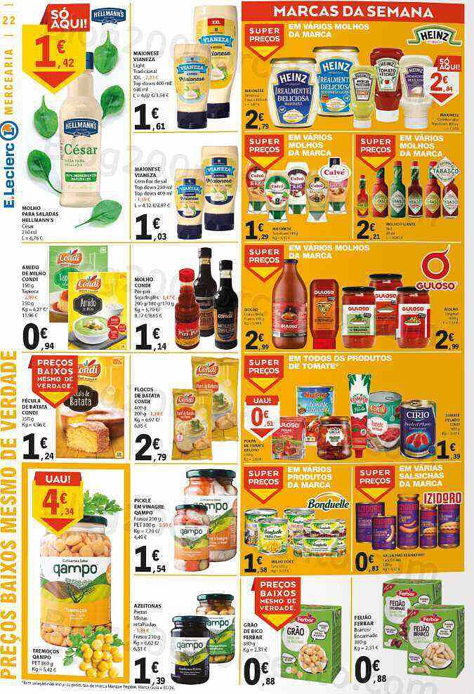 Antevisão Folheto E-LECLERC Promoções de 6 a 12 outubro