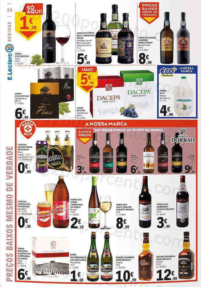 Antevisão Folheto E-LECLERC Promoções de 6 a 12 outubro