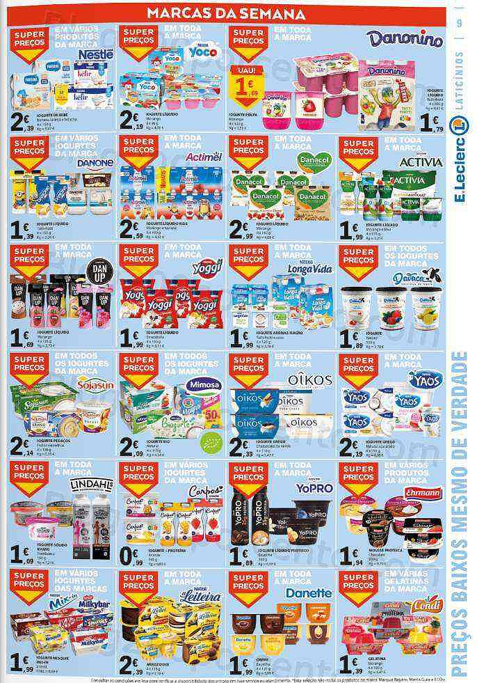 Antevisão Folheto E-LECLERC Promoções de 6 a 12 outubro