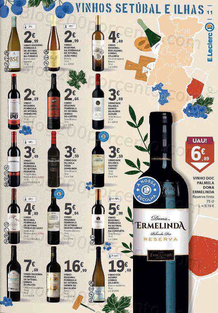 Antevisão Folheto E-LECLERC Queijos, Enchidos e Vinhos Promoções de 27 setembro a 16 outubro