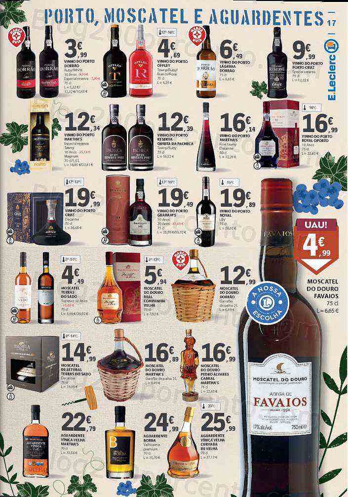 Antevisão Folheto E-LECLERC Queijos, Enchidos e Vinhos Promoções de 27 setembro a 16 outubro