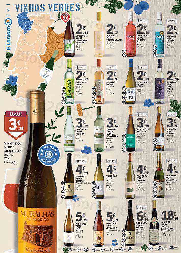 Antevisão Folheto E-LECLERC Queijos, Enchidos e Vinhos Promoções de 27 setembro a 16 outubro