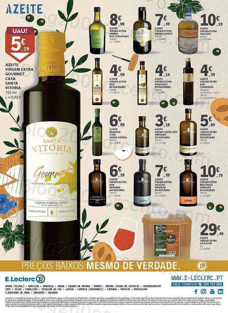 Antevisão Folheto E-LECLERC Queijos, Enchidos e Vinhos Promoções de 27 setembro a 16 outubro