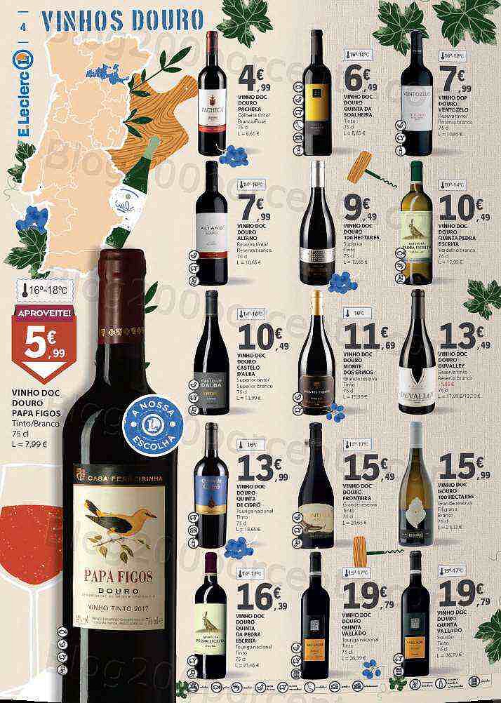 Antevisão Folheto E-LECLERC Queijos, Enchidos e Vinhos Promoções de 27 setembro a 16 outubro